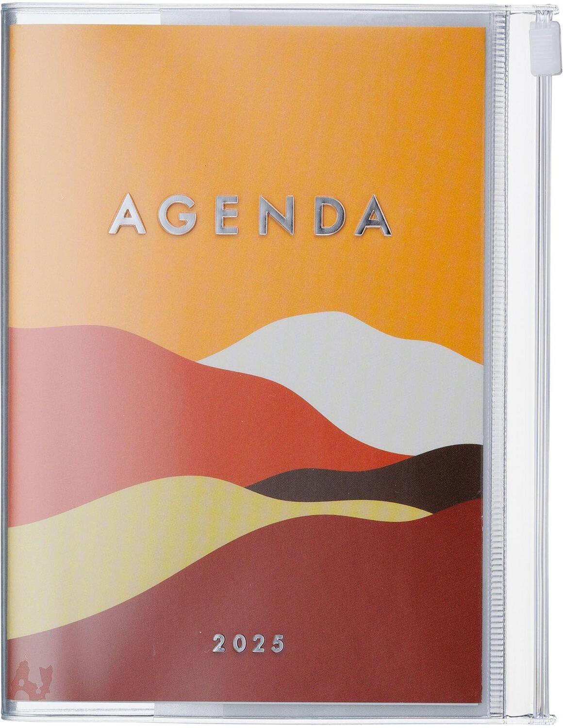 Cover: 4550045127690 | MARK'S 2024/2025 Taschenkalender A6 vertikal, Mountain // Orange