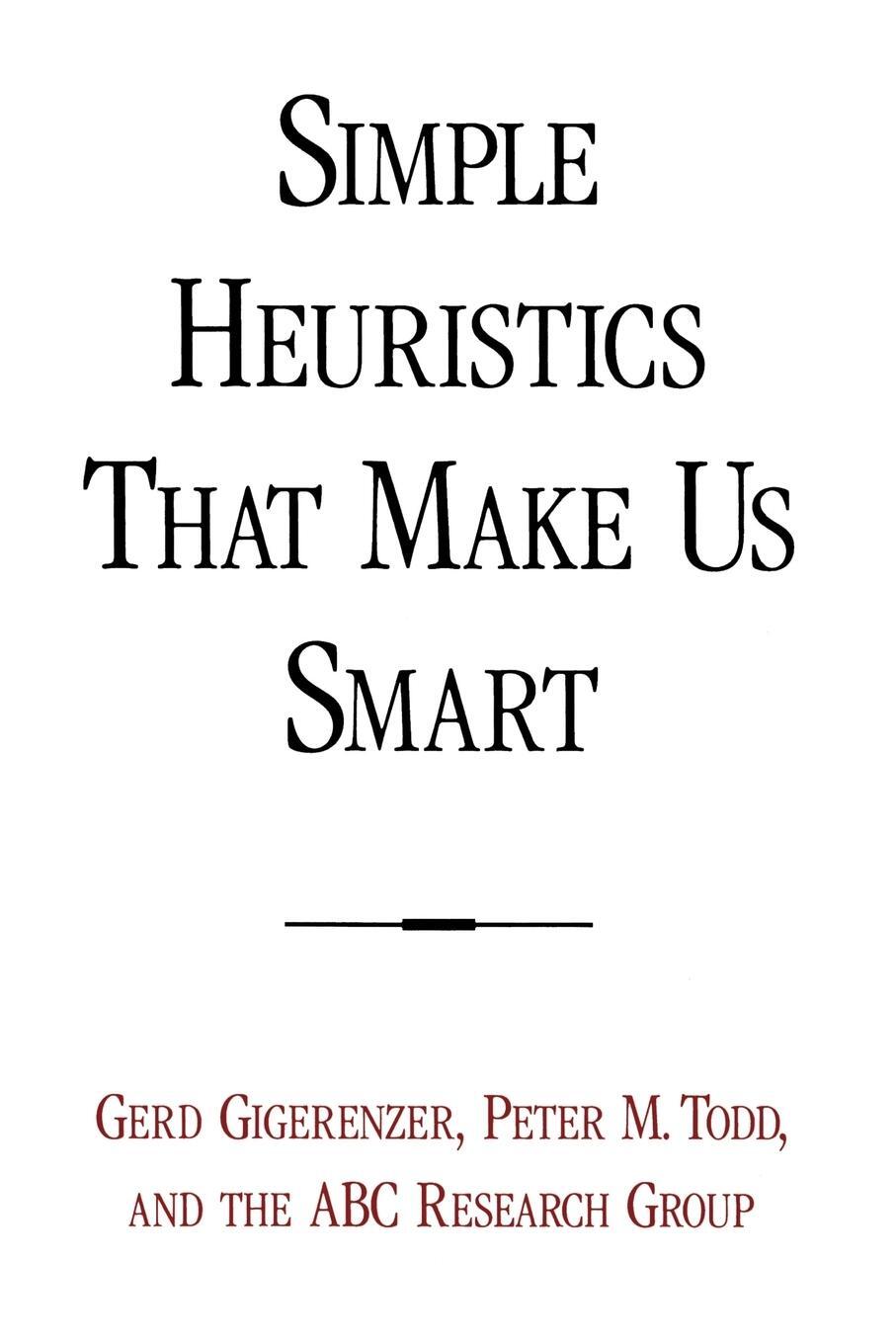 Cover: 9780195143812 | Simple Heuristics That Make Us Smart | Gerd Gigerenzer (u. a.) | Buch