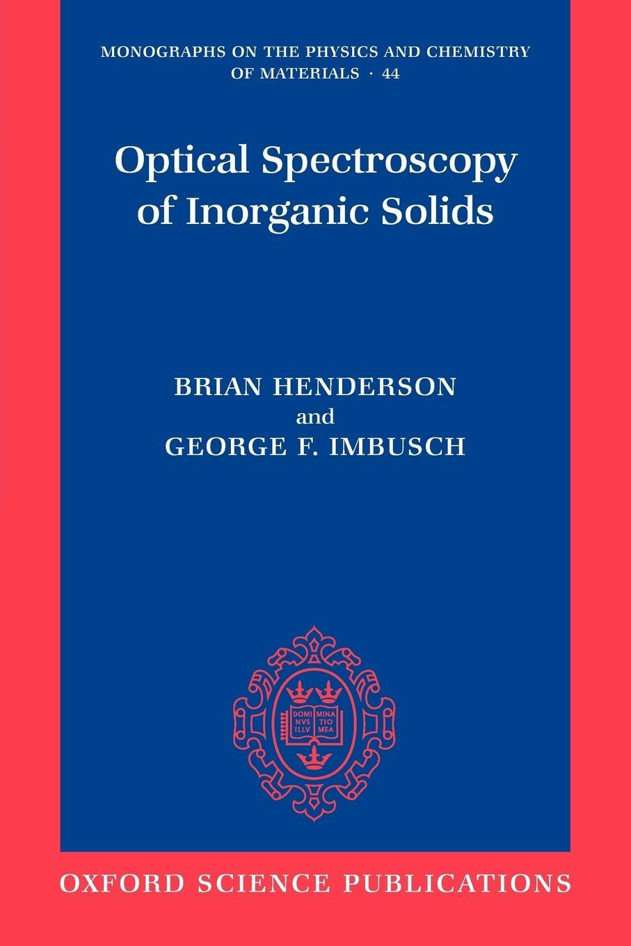 Cover: 9780199298624 | Optical Spectroscopy of Inorganic Solids | George F. Imbusch | Buch