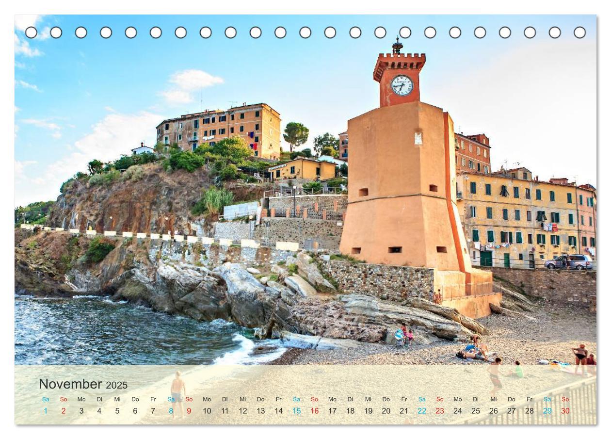 Bild: 9783435462995 | Elba - die Insel im Mittelmeer (Tischkalender 2025 DIN A5 quer),...