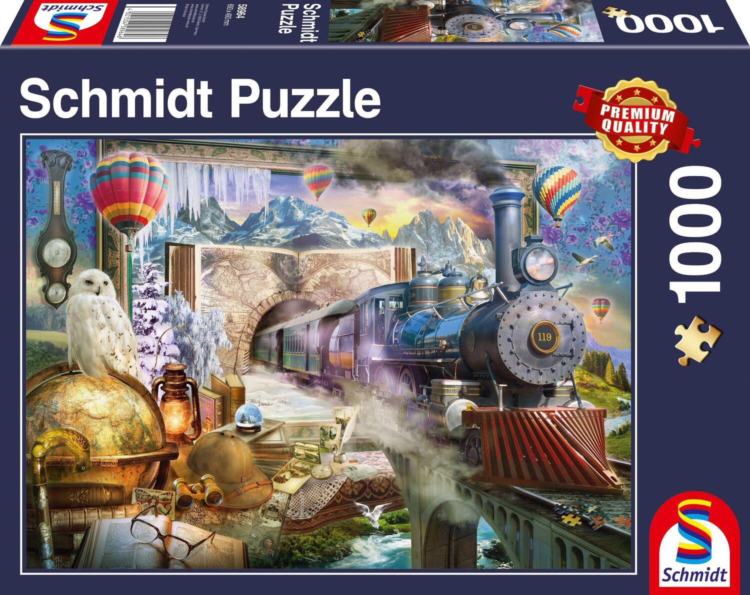 Cover: 4001504589646 | Magische Reise Puzzle 1.000 Teile | Erwachsenenpuzzle Standard | Spiel