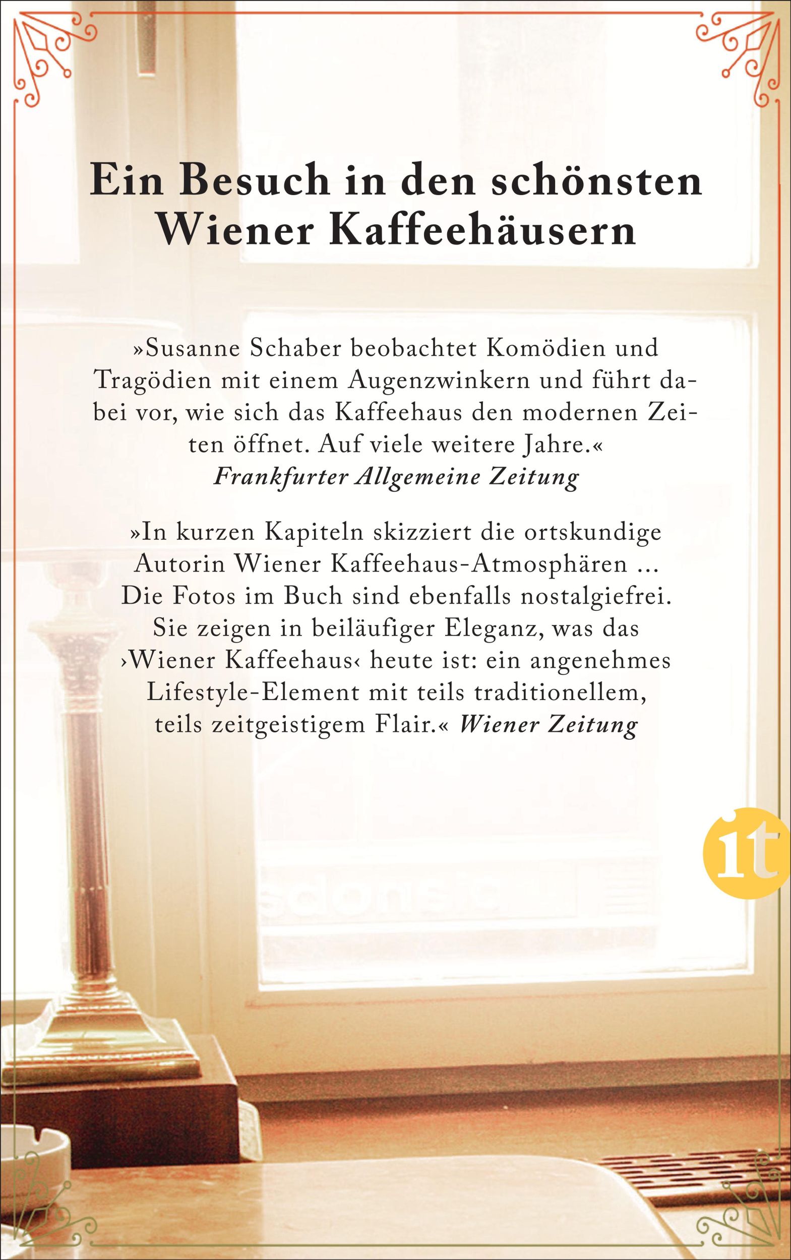 Rückseite: 9783458683803 | Wiener Kaffeehäuser | Susanne Schaber | Taschenbuch | 186 S. | Deutsch