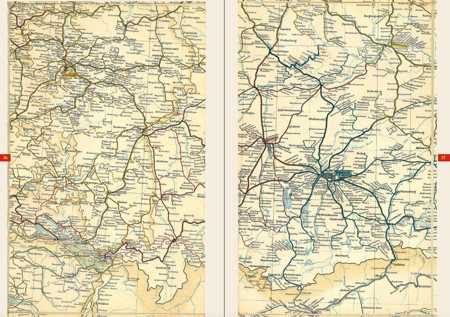 Bild: 9783959664172 | Atlas DR-G 1926 - Übersichtskarte der Eisenbahnen Deutschlands | Buch