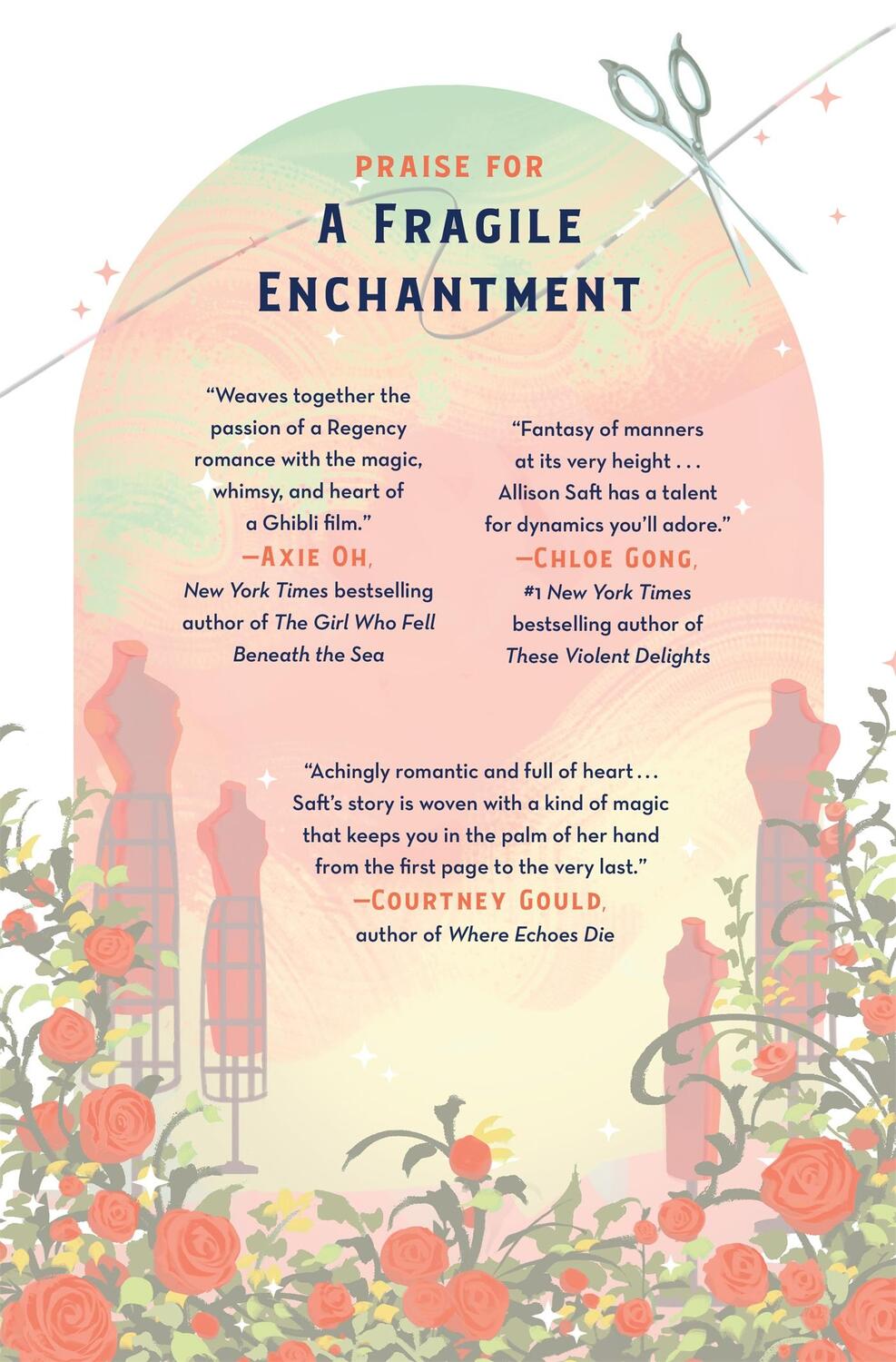 Rückseite: 9781250892836 | A Fragile Enchantment | Allison Saft | Buch | front foil case stamp