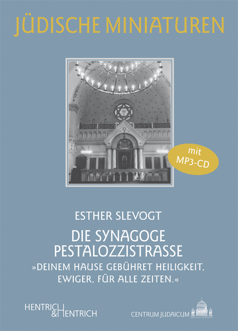 Cover: 9783942271684 | Die Synagoge Pestalozzistraße, m. 1 Audio | Esther Slevogt | Deutsch