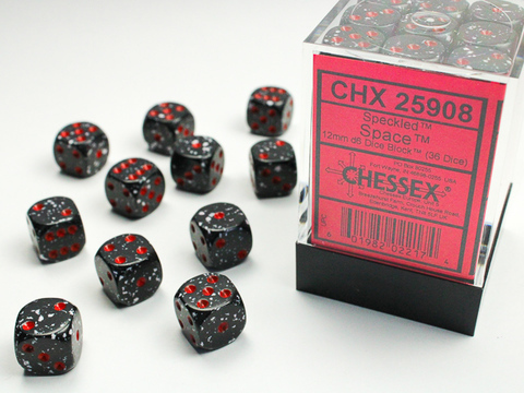 Cover: 601982022174 | Speckled® 12mm d6 Space™ Dice Block™ (36 dice) | deutsch | Chessex
