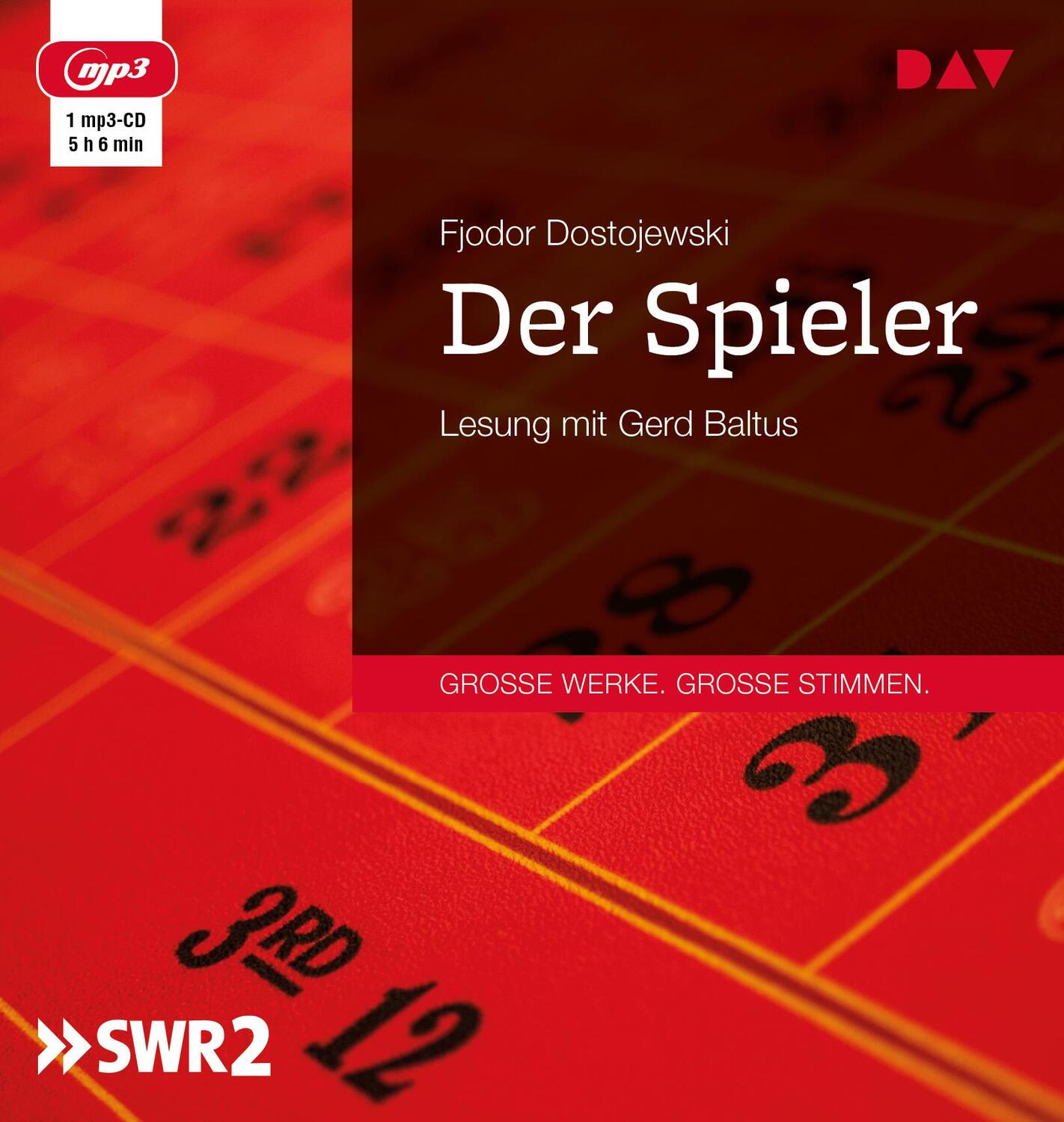 Cover: 9783742400246 | Der Spieler | Lesung mit Gerd Baltus | Fjodor Dostojewski | MP3 | 2017