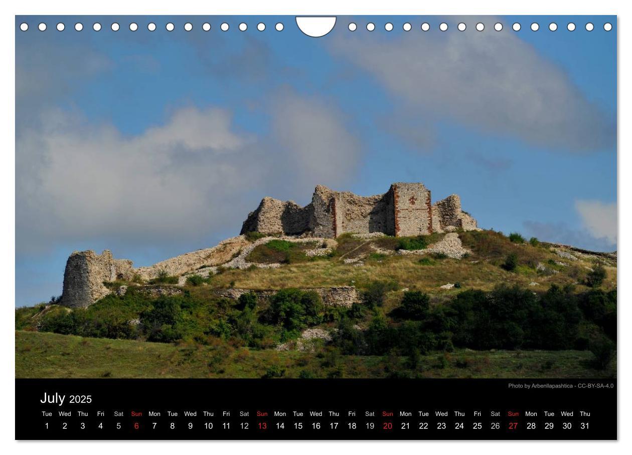 Bild: 9781325961405 | Monuments of Kosovo 2025 (Wall Calendar 2025 DIN A4 landscape),...