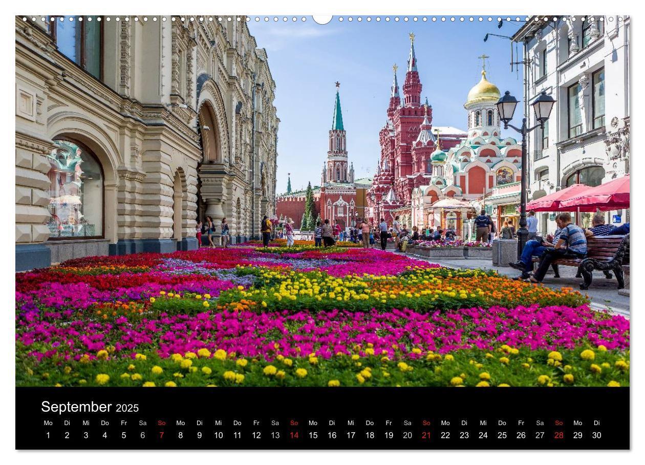 Bild: 9783435643882 | Moskau 2025 (Wandkalender 2025 DIN A2 quer), CALVENDO Monatskalender