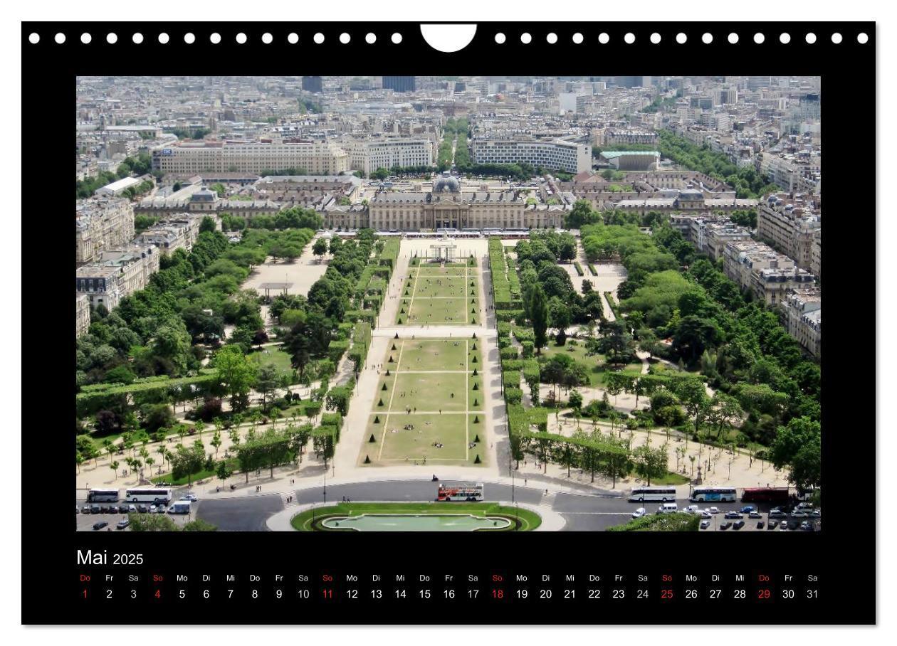 Bild: 9783435721139 | Paris von oben (Wandkalender 2025 DIN A4 quer), CALVENDO...