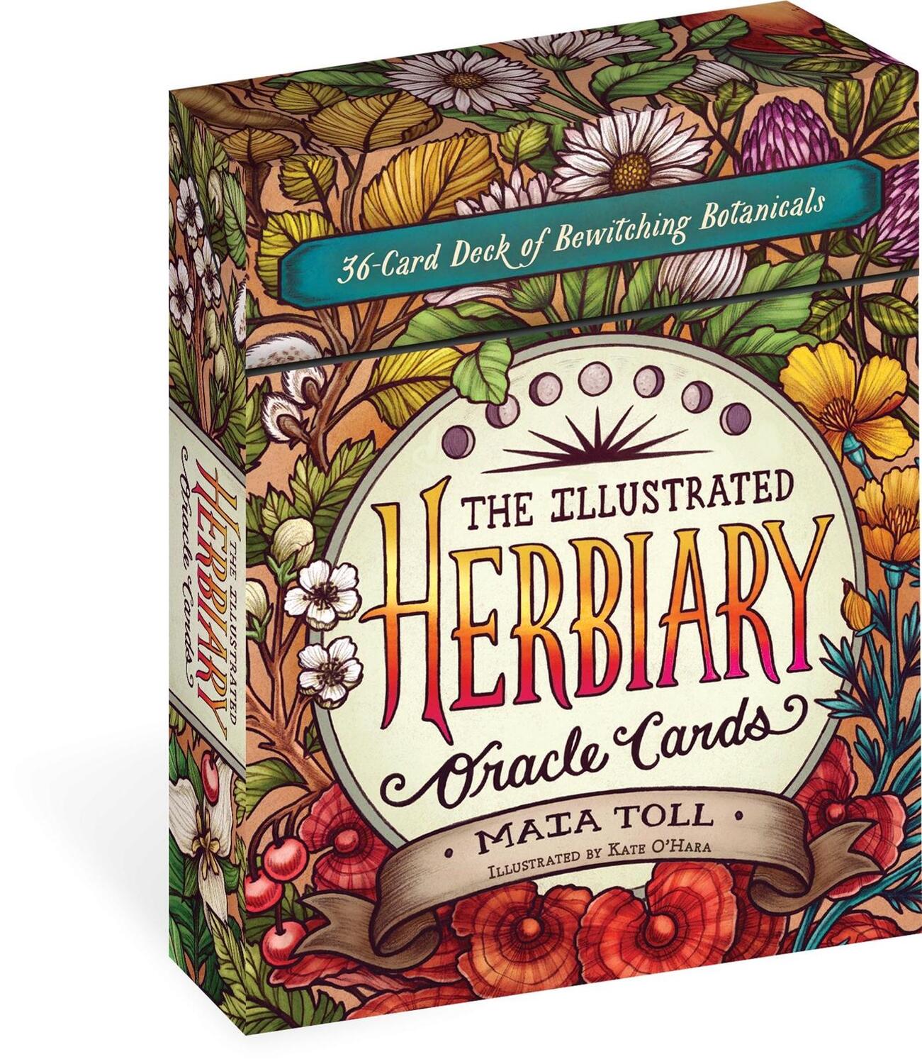 Cover: 9781635864854 | The Illustrated Herbiary Oracle Cards | Mata Toll | Wild Wisdom | 2021