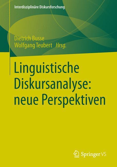 Cover: 9783531172941 | Linguistische Diskursanalyse: neue Perspektiven | Teubert (u. a.) | X
