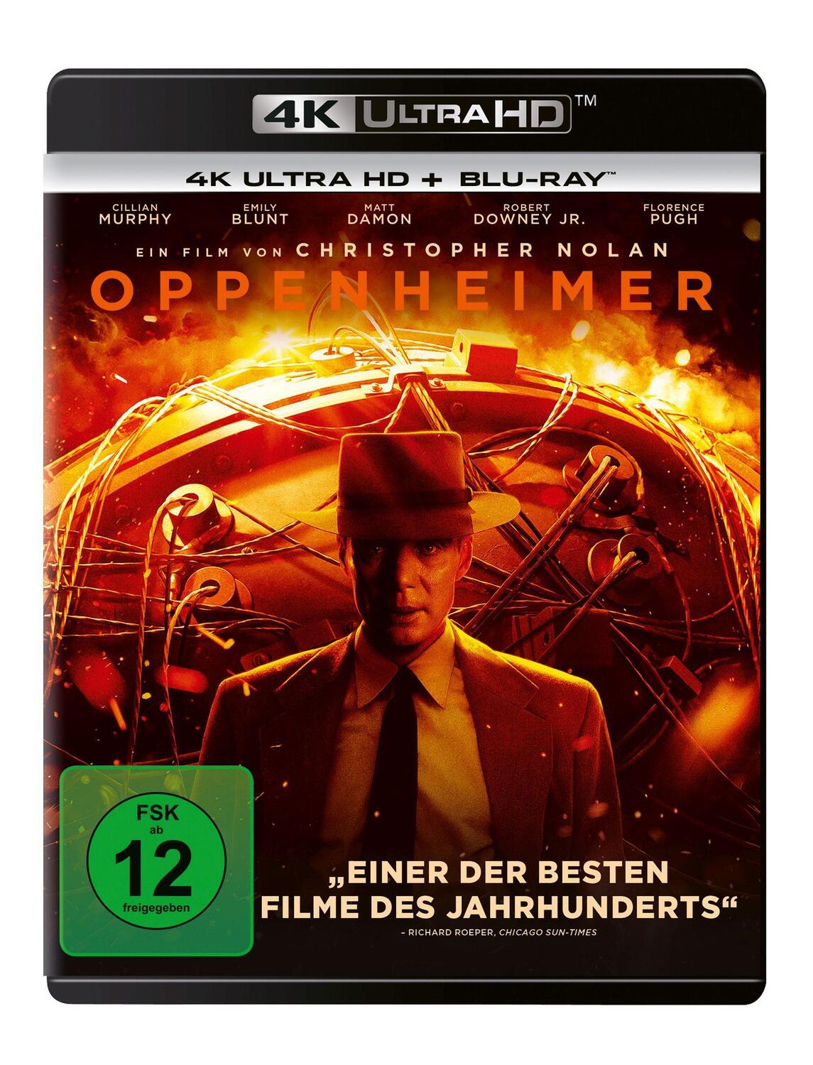 Cover: 5053083264635 | Oppenheimer. 4K UHD | 4K Ultra HD Blu-ray + Blu-ray | Blu-ray Disc