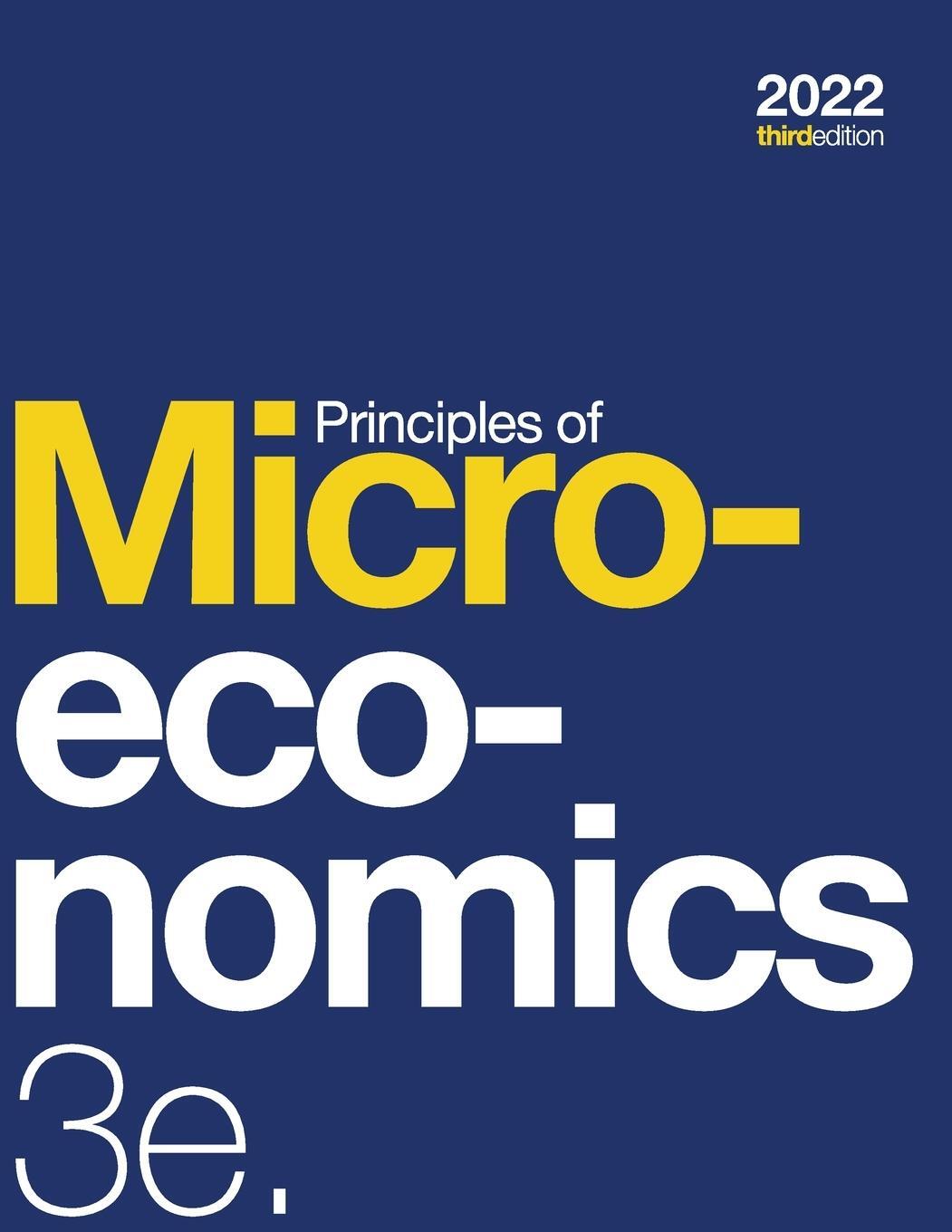Cover: 9781738998425 | Principles of Microeconomics 3e (paperback, b&amp;w) | Shapiro (u. a.)