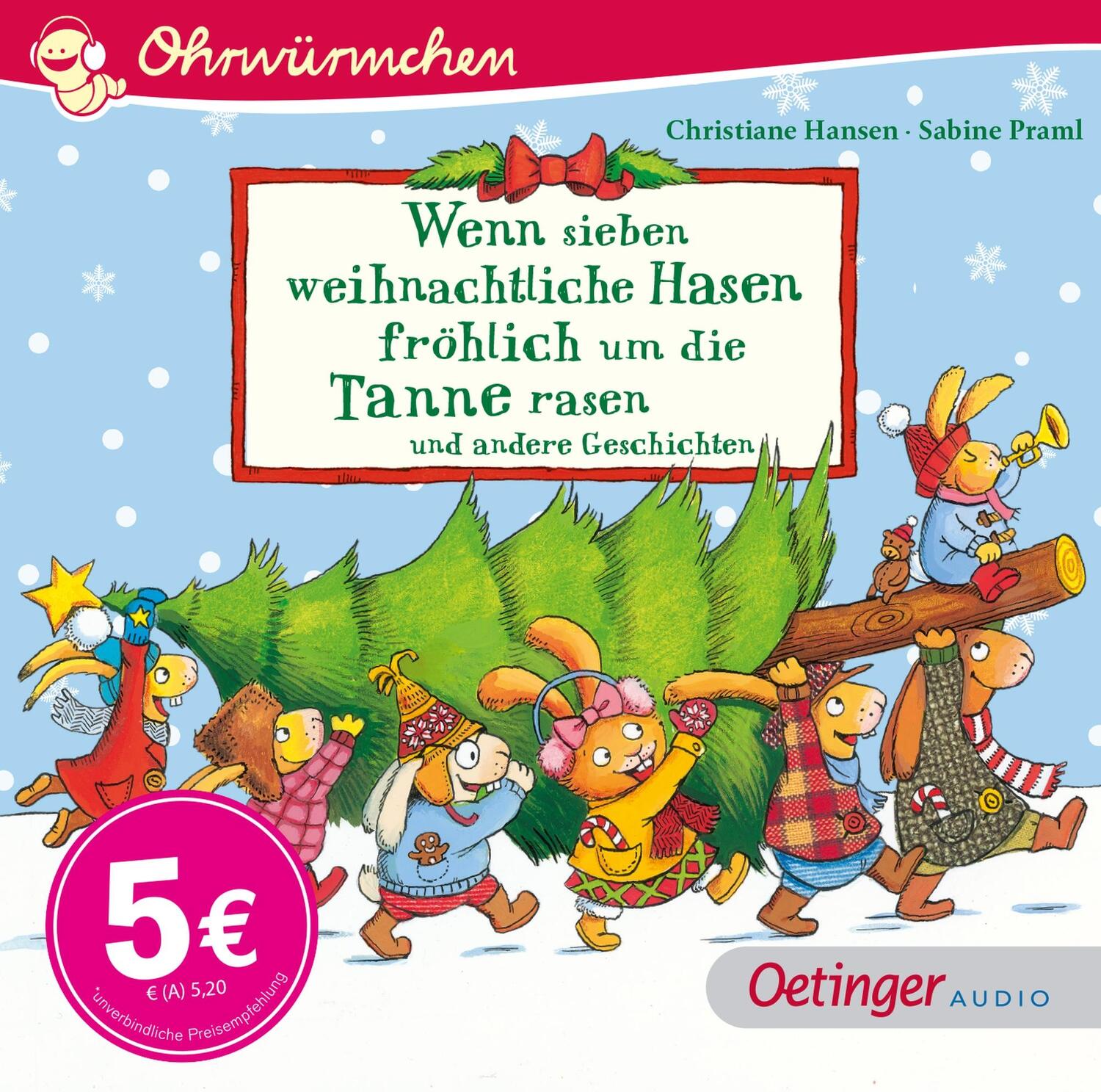 Cover: 9783837392722 | Wenn sieben weihnachtliche Hasen fröhlich um die Tannen rasen und...