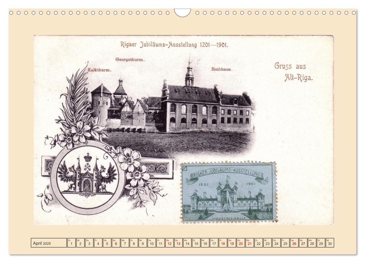 Bild: 9783383920455 | Gruss aus Riga - Historische Ansichtskarten (Wandkalender 2025 DIN...