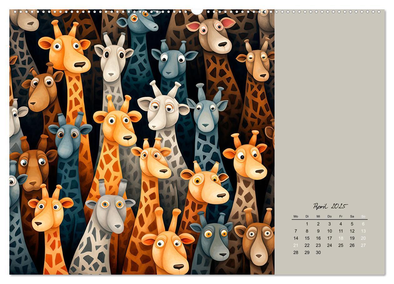 Bild: 9783383844386 | Tierisches Gewimmel (Wandkalender 2025 DIN A2 quer), CALVENDO...