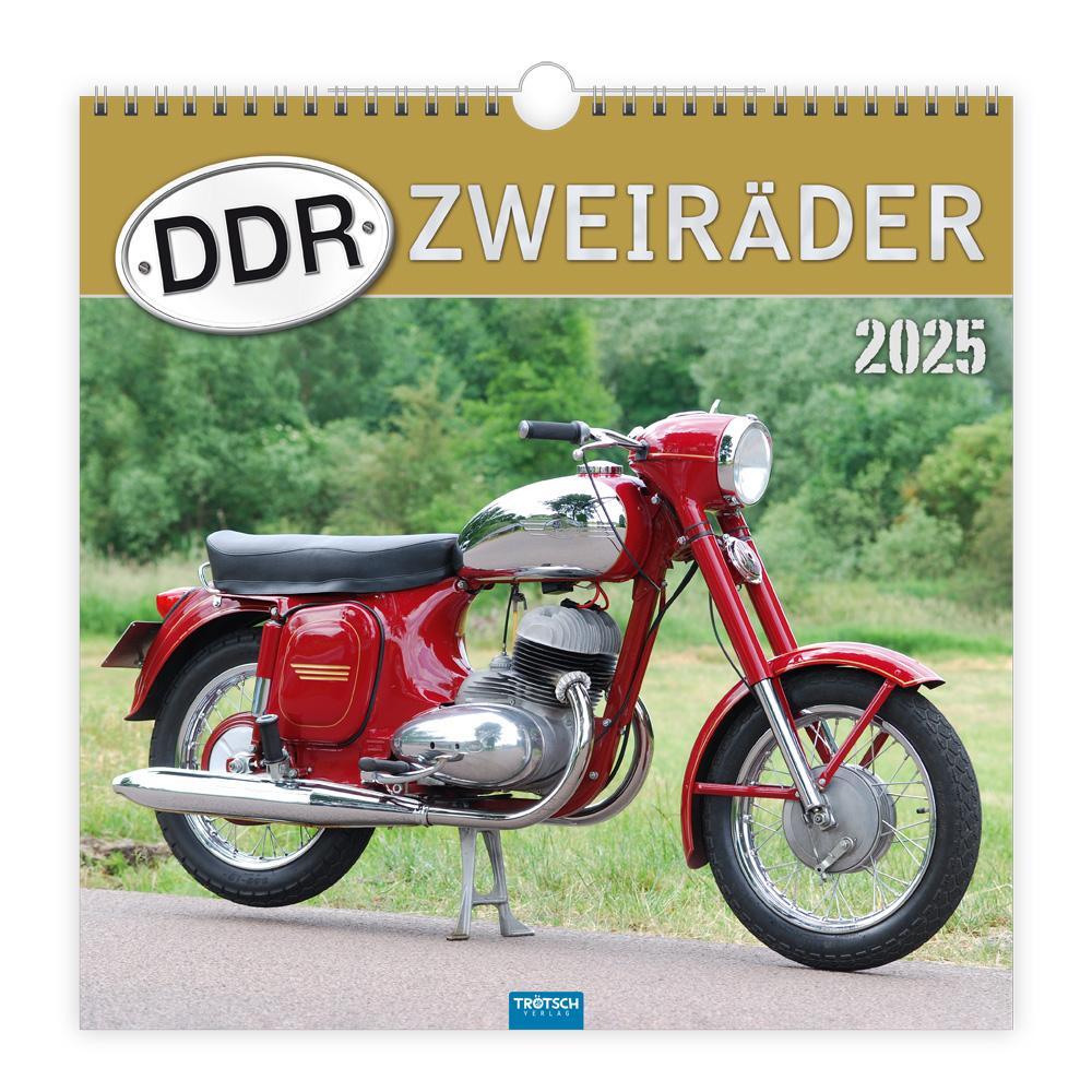 Cover: 9783988022622 | Trötsch Technikkalender DDR-Zweiräder 2025 | KG | Kalender | 24 S.