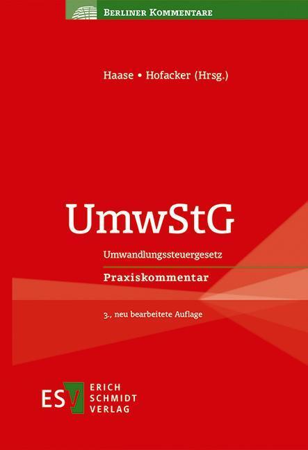 Cover: 9783503195572 | UmwStG | UmwandlungssteuergesetzPraxiskommentar | Haase (u. a.) | Buch