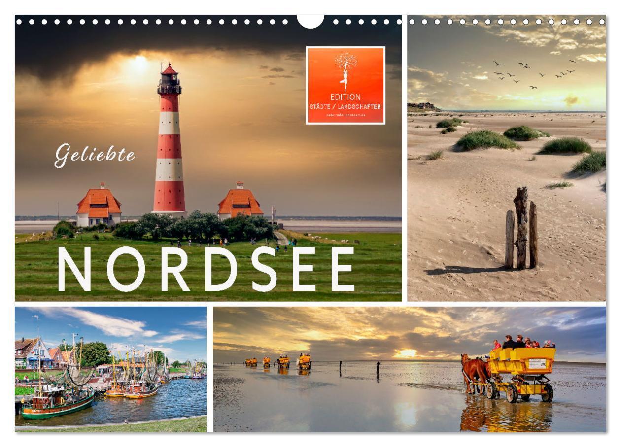 Cover: 9783435070145 | Geliebte Nordsee (Wandkalender 2025 DIN A3 quer), CALVENDO...