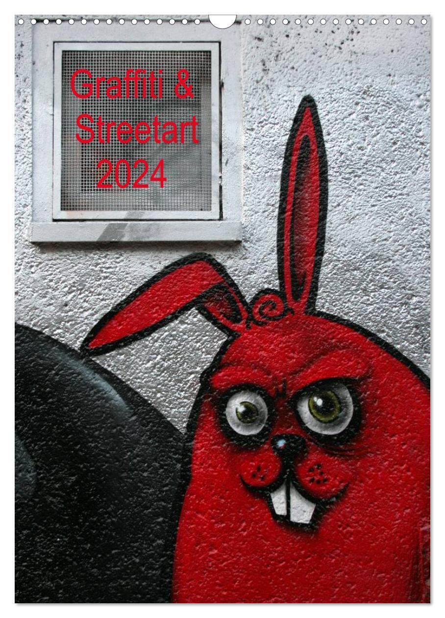 Cover: 9783383535321 | Graffiti &amp; Streetart 2024 (Wandkalender 2024 DIN A3 hoch), CALVENDO...