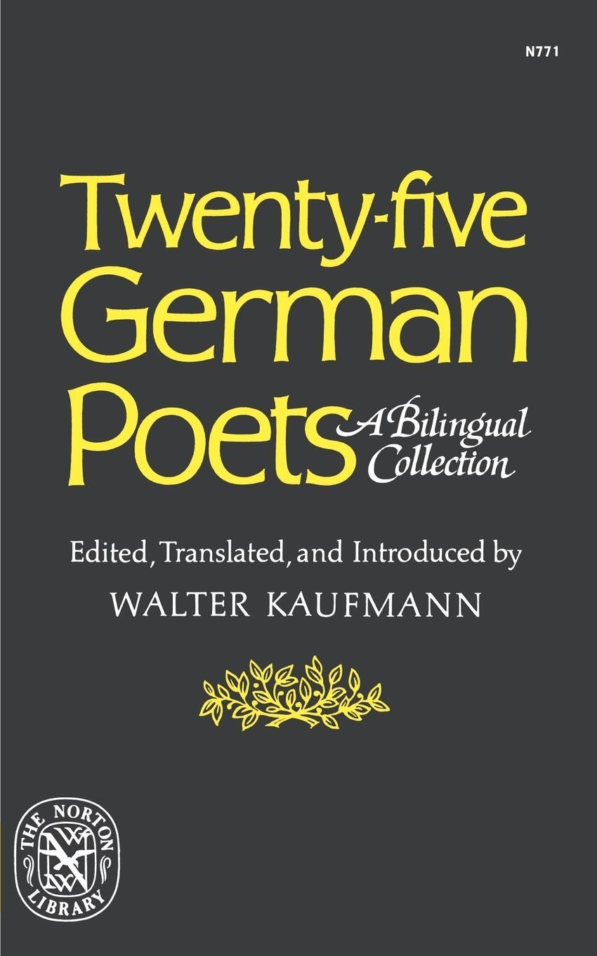 Cover: 9780393007718 | Twenty-Five German Poets | A Bilingual Collection | Kaufmann | Buch