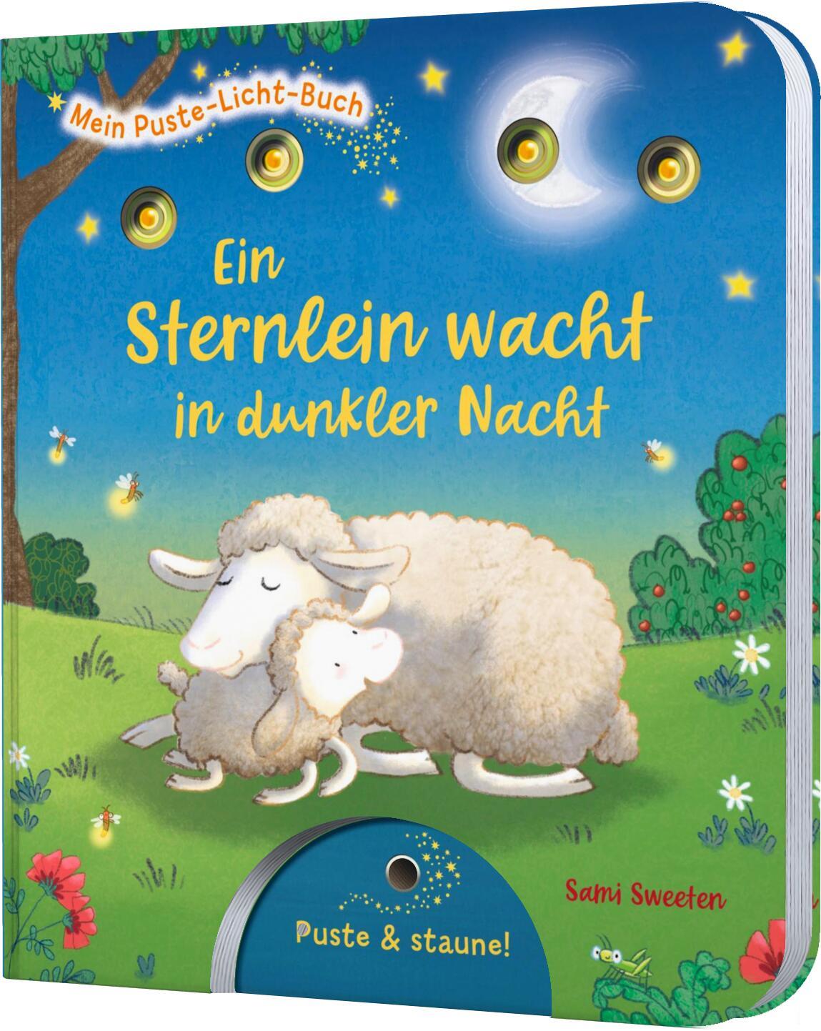 Cover: 9783480237418 | Mein Puste-Licht-Buch: Ein Sternlein wacht in dunkler Nacht | Tress