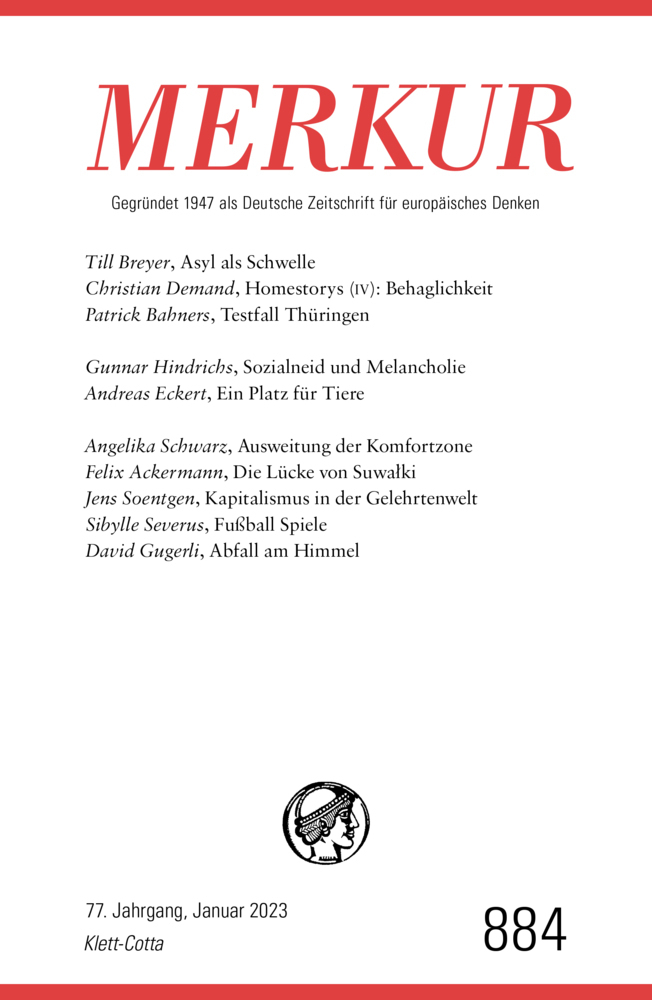 Cover: 9783608975246 | MERKUR Gegründet 1947 als Deutsche Zeitschrift für europäisches...