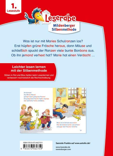 Bild: 9783473462759 | Der verhexte Schulranzen - Leserabe ab 1. Klasse - Erstlesebuch für...