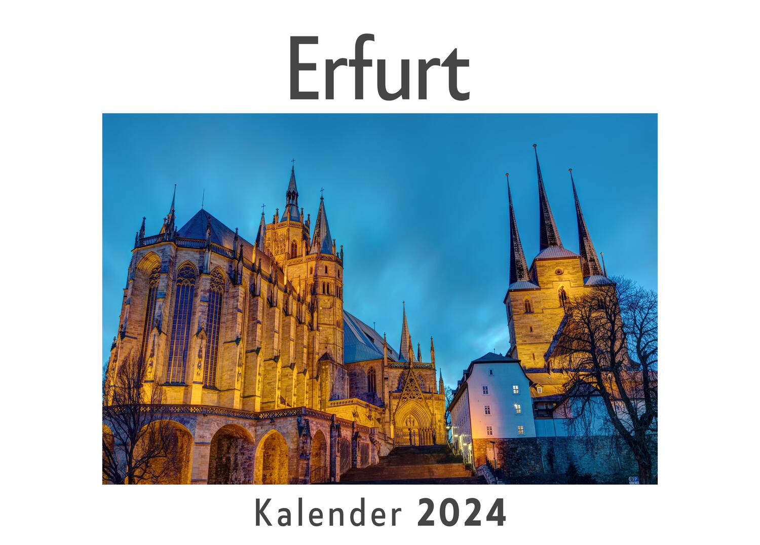 Cover: 9783750559653 | Erfurt (Wandkalender 2024, Kalender DIN A4 quer, Monatskalender im...