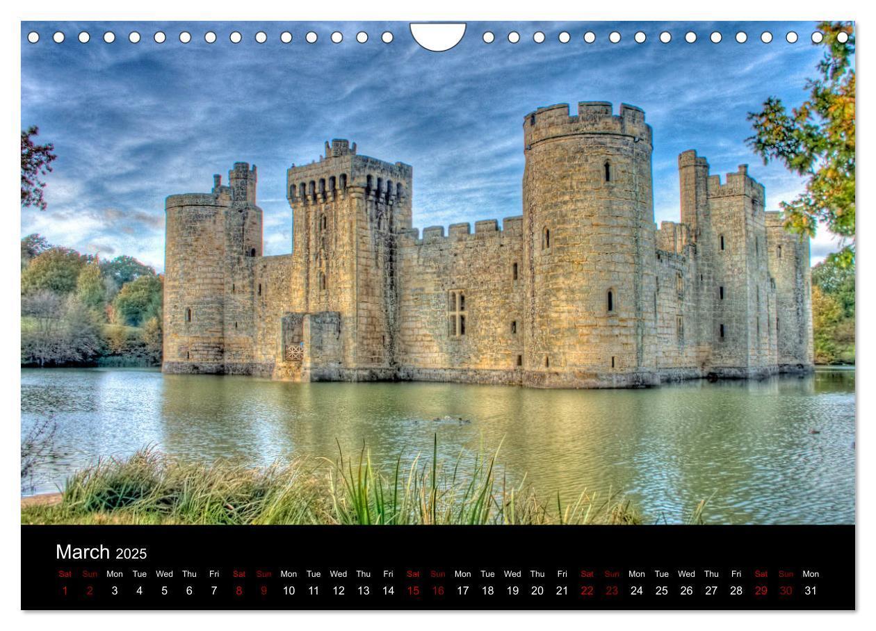 Bild: 9781325950133 | Castles of Kent and Sussex (Wall Calendar 2025 DIN A4 landscape),...