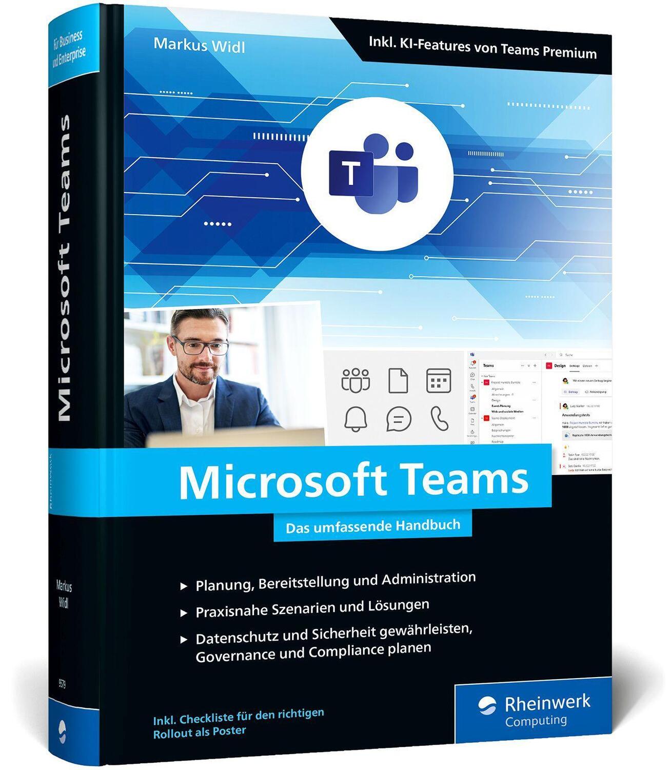 Cover: 9783836295796 | Microsoft Teams | Markus Widl | Buch | Rheinwerk Computing | 921 S.