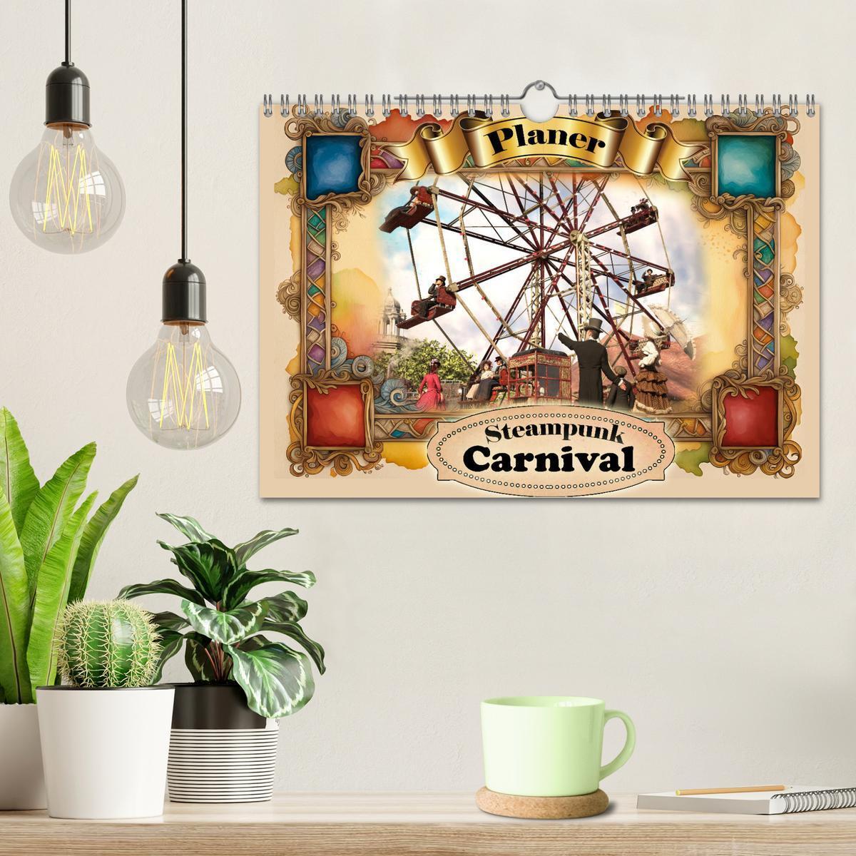 Bild: 9783383838538 | Steampunk Carnival (Wandkalender 2025 DIN A4 quer), CALVENDO...