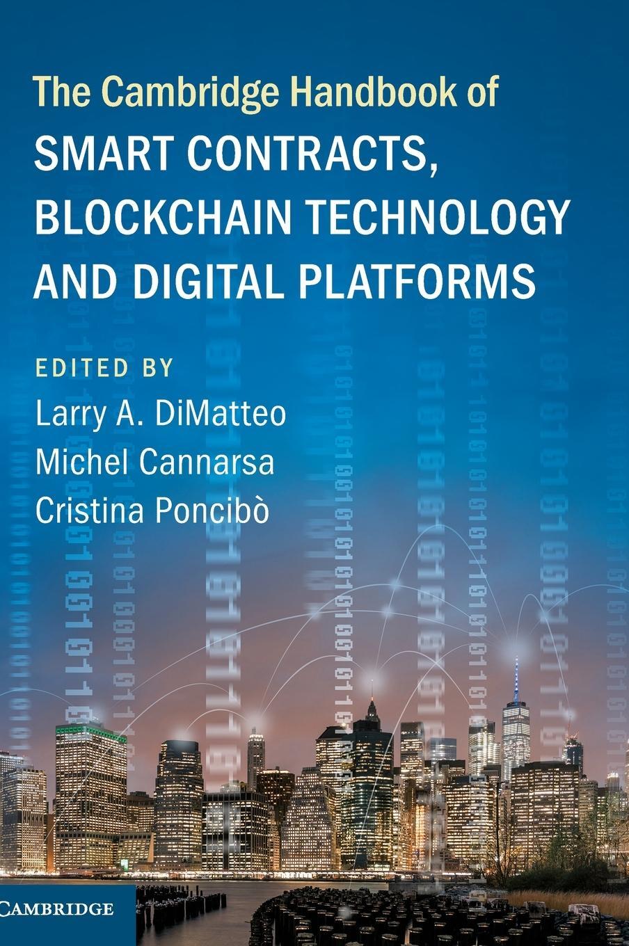 Cover: 9781108492560 | The Cambridge Handbook of Smart Contracts, Blockchain Technology...
