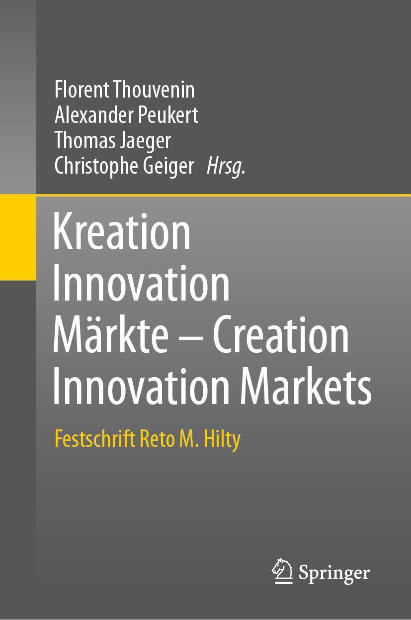 Cover: 9783662685983 | Kreation Innovation Märkte - Creation Innovation Markets | Buch | xix
