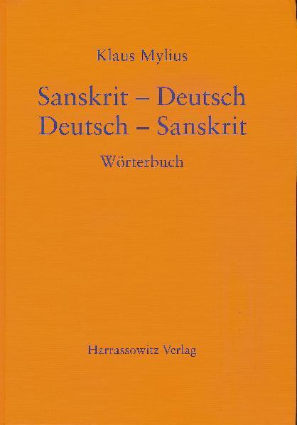 Wörterbuch Sanskrit-Deutsch /Deutsch-Sanskrit - Mylius, Klaus