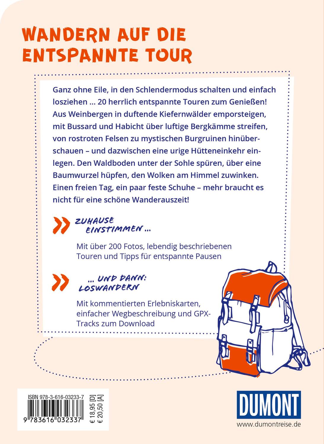 Rückseite: 9783616032337 | DuMont Wanderzeit in der Pfalz | Thomas Diehl | Taschenbuch | 224 S.