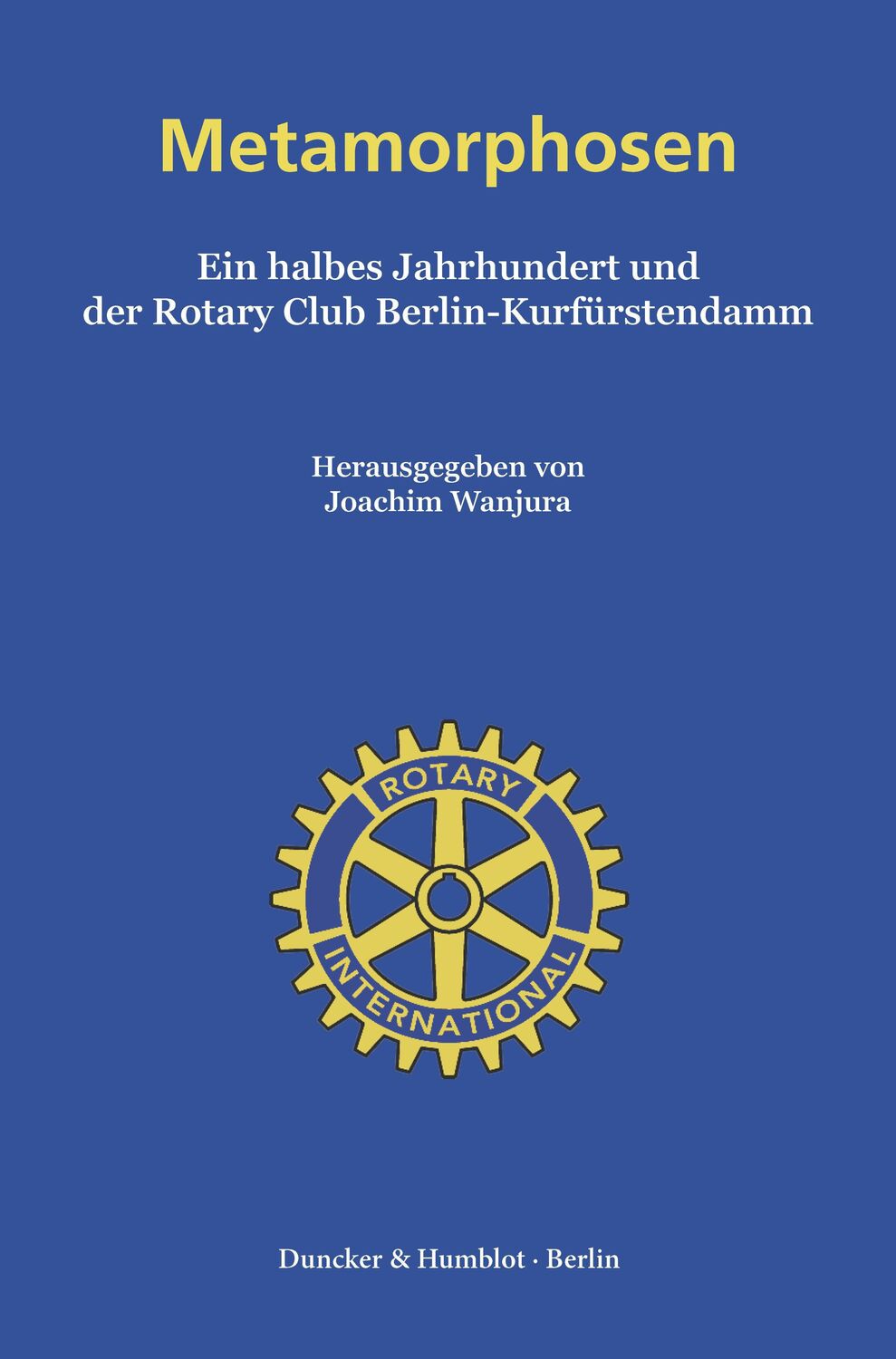 Cover: 9783428156887 | Metamorphosen. | Joachim Wanjura | Buch | Deutsch | 2020