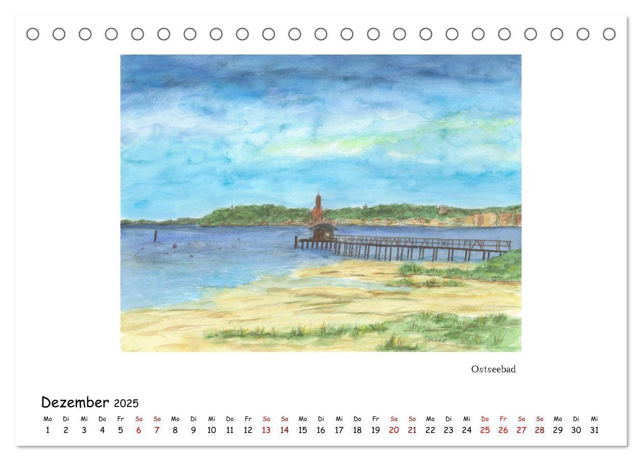 Bild: 9783435324521 | Die Flensburger Förde (Tischkalender 2025 DIN A5 quer), CALVENDO...