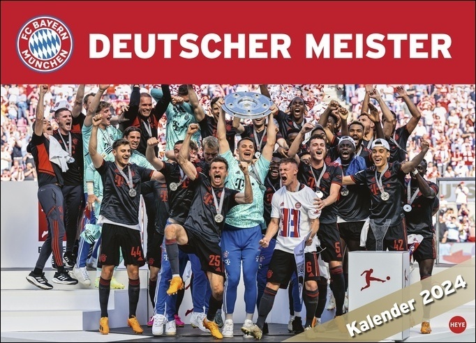 Cover: 9783756401291 | FC Bayern München Edition. Großer Wandkalender 2024. Spektakulärer...