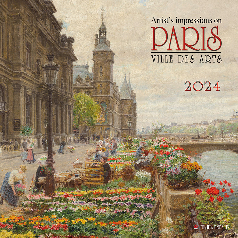 Cover: 9783959292955 | Paris - Ville des Arts 2024 | Kalender 2024 | Kalender | Drahtheftung