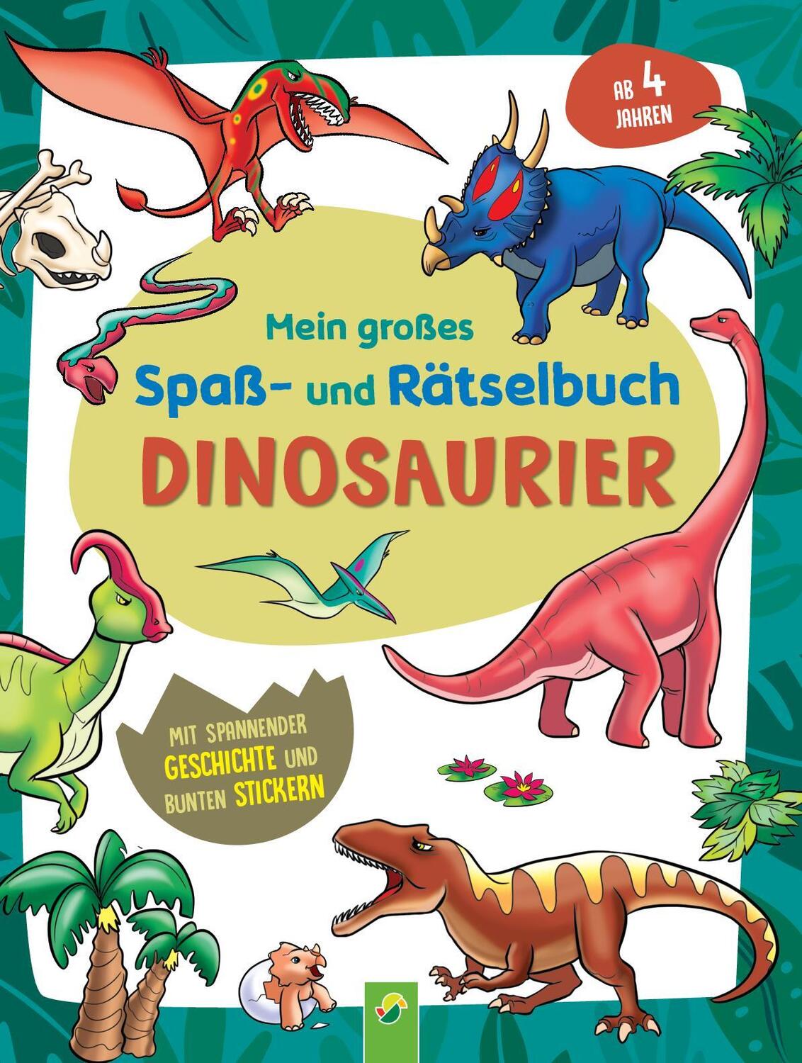 Cover: 9783849944858 | Mein großes Spaß- und Rätselbuch Dinosaurier | Alina Durinic (u. a.)