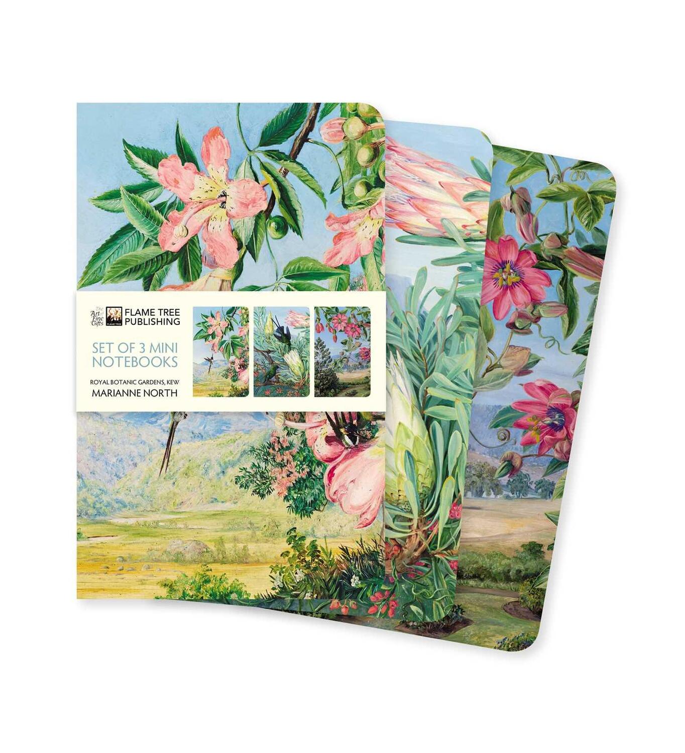 Cover: 9781787559165 | Kew Gardens' Marianne North Set of 3 Mini Notebooks | Buch | 192 S.
