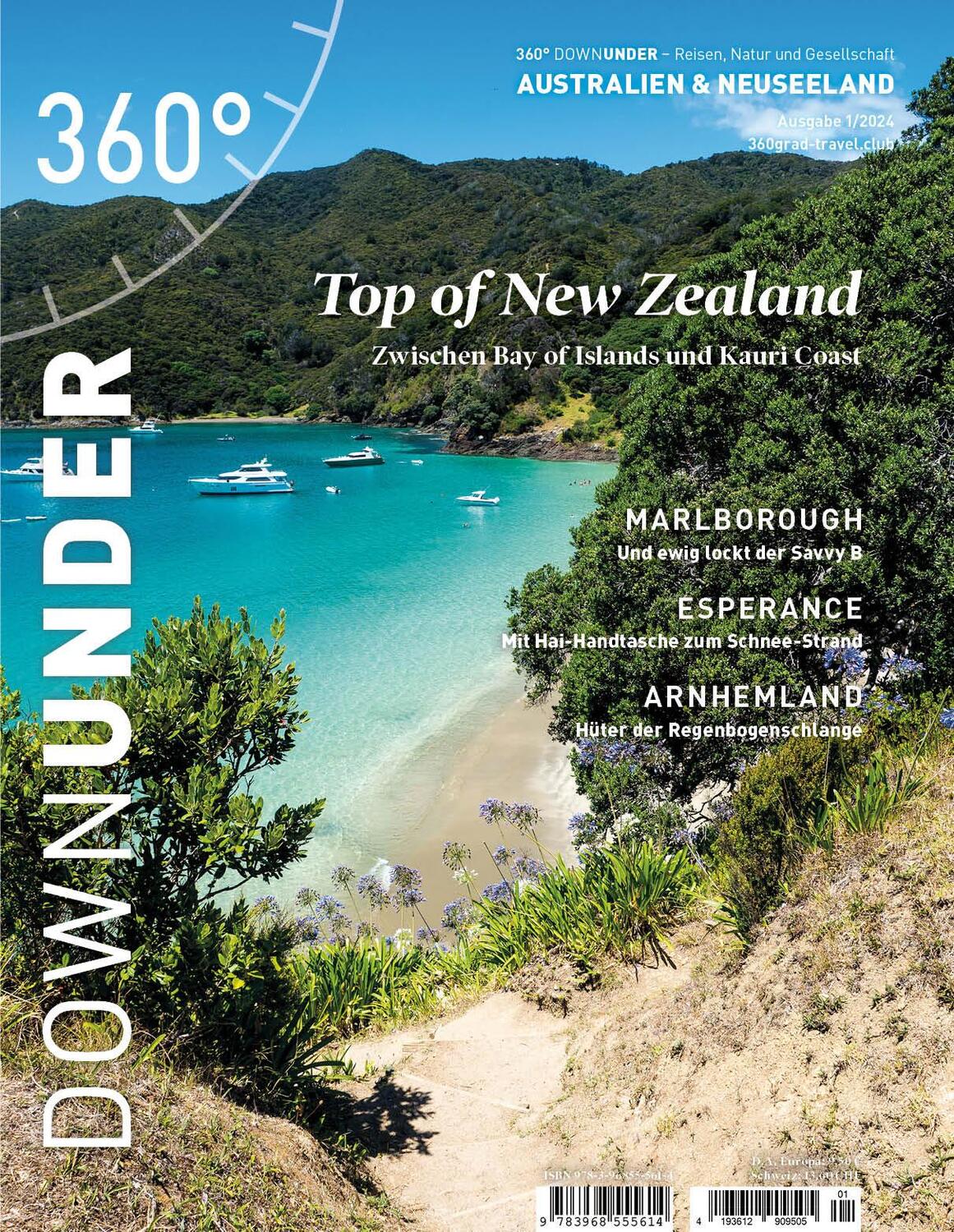 Cover: 9783968555614 | 360° DownUnder - Ausgabe 1/2024 | Top of New Zealand | 360° Medien