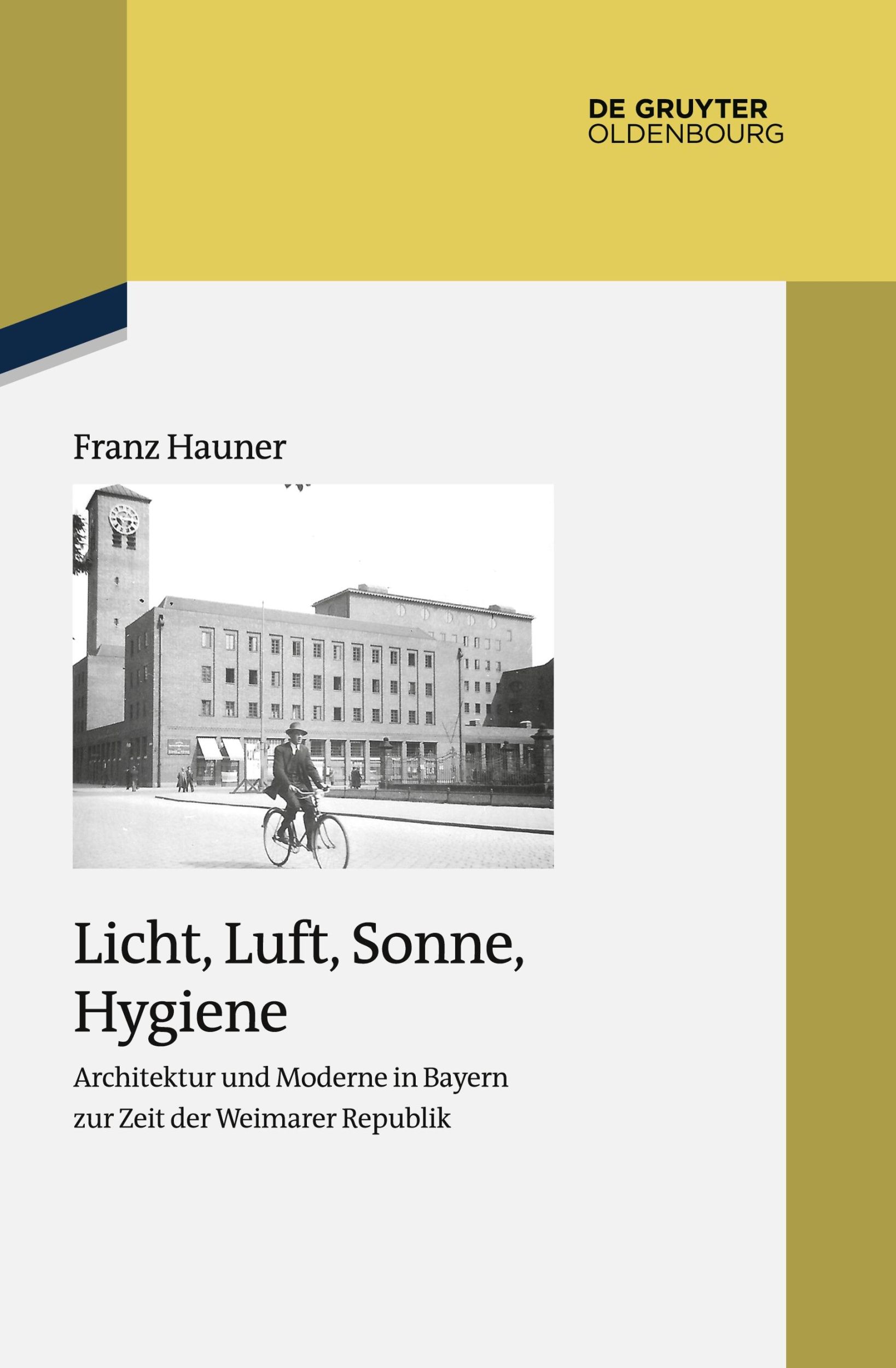 Cover: 9783110777420 | Licht, Luft, Sonne, Hygiene | Franz Hauner | Taschenbuch | VI | 2022