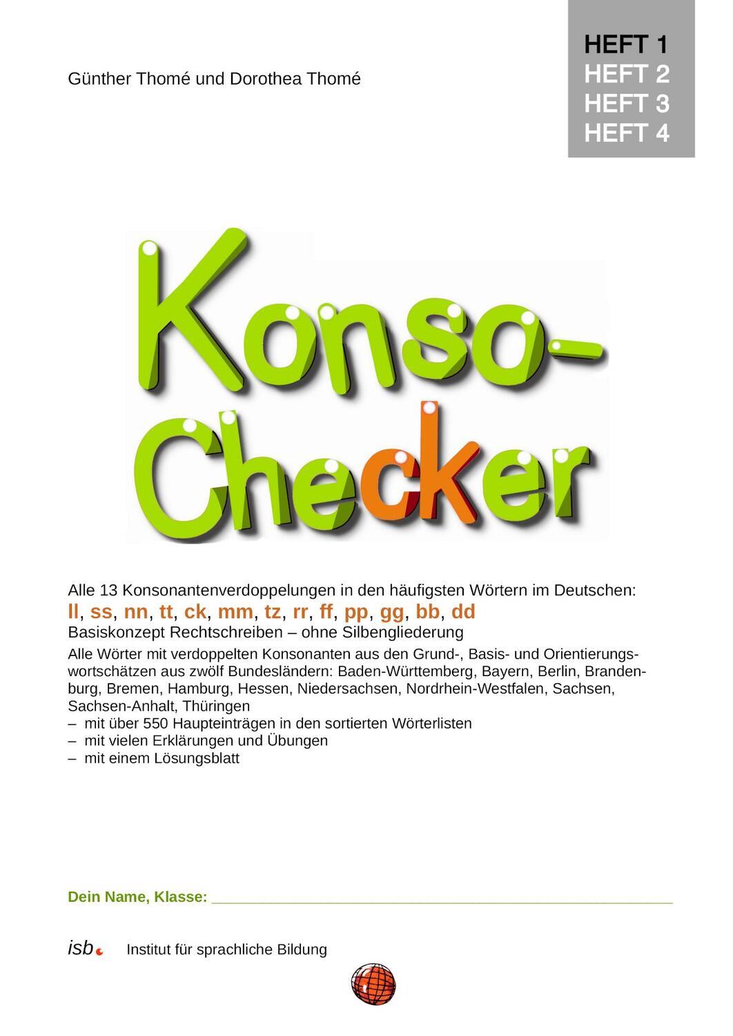 Bild: 9783942122399 | Konso-Checker | Günther Thomé (u. a.) | Broschüre | Deutsch | 2023