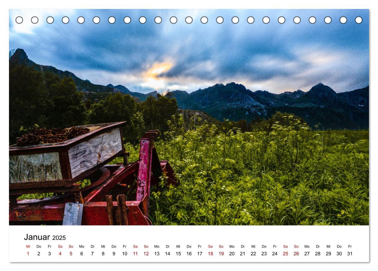 Bild: 9783435008476 | Lofoten (Tischkalender 2025 DIN A5 quer), CALVENDO Monatskalender