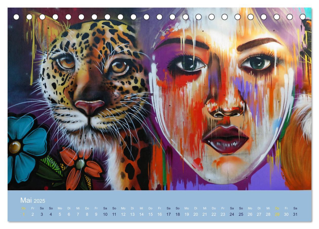 Bild: 9783435137534 | Mexikanische Graffitis (Tischkalender 2025 DIN A5 quer), CALVENDO...