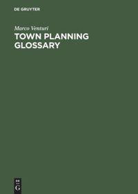 Cover: 9783598109034 | Town Planning Glossary | Marco Venturi | Buch | XIV | Englisch | 1990
