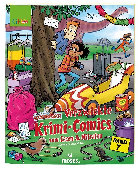 Cover: 9783964550255 | Redaktion Wadenbeißer - Verzwickte Krimi-Comics zum Lesen &amp; Mitraten